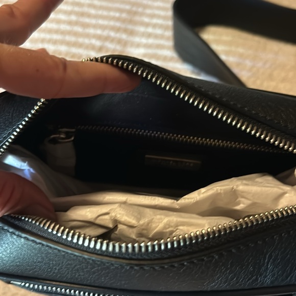 Michael Kors Collection Bag Black Camera Shoulder Handbag Chain Leather Women’s - Picture 7 of 10